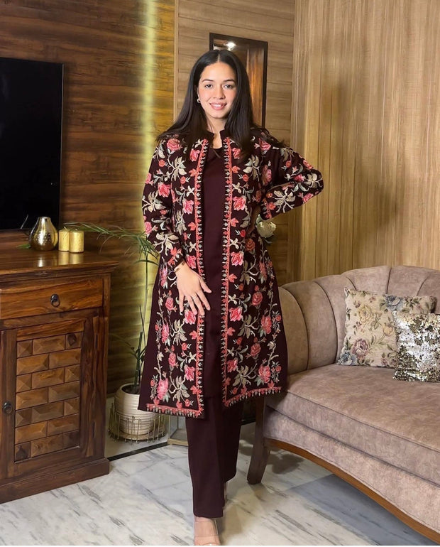 Embroidery Upper Gown Dress