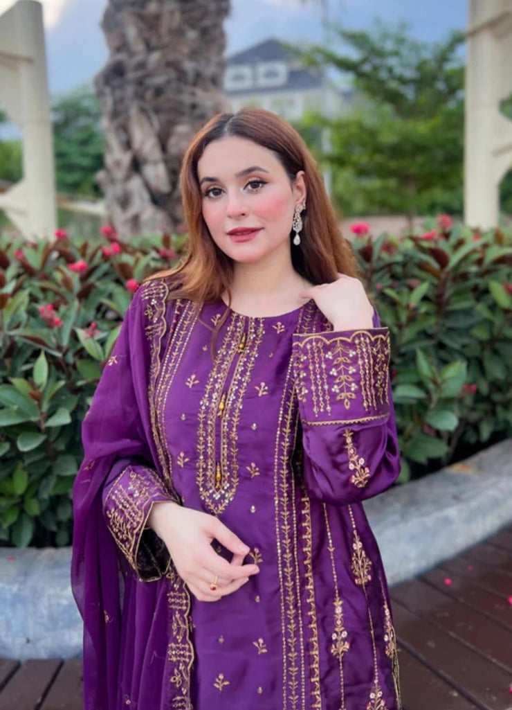 Eastern Ready to Wear 3 Piece - Top + Bottom + Dupatta