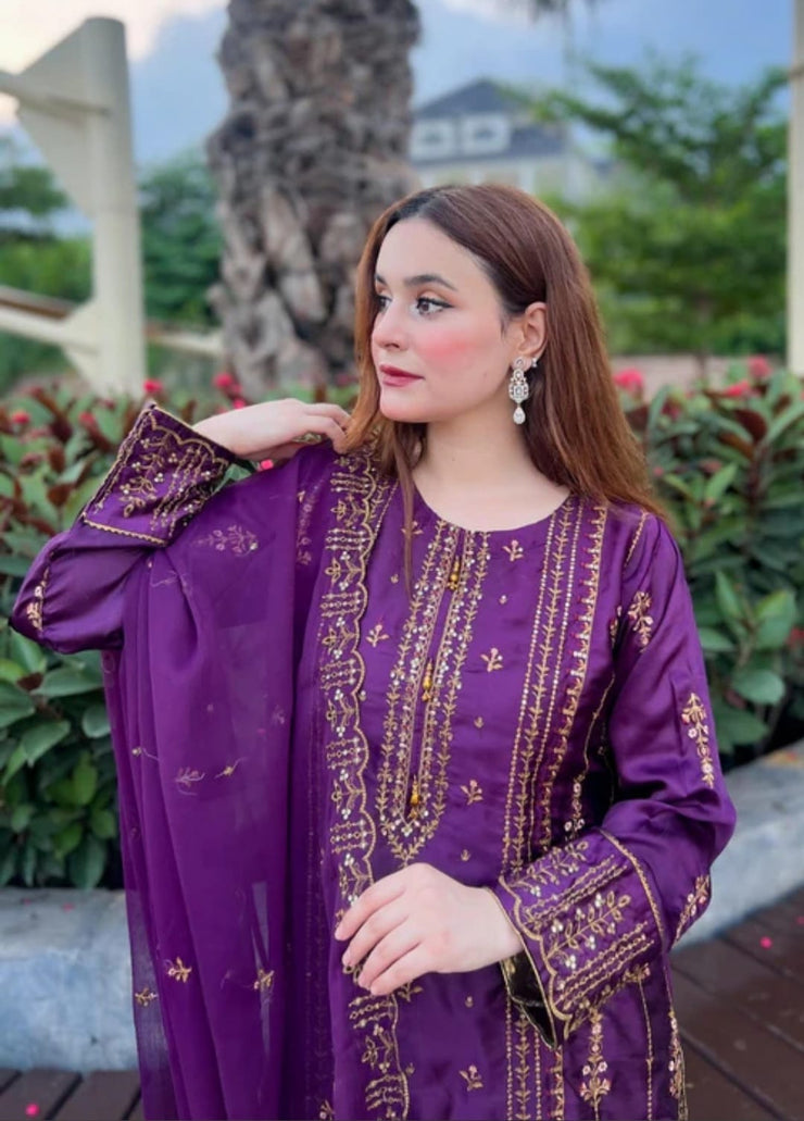 Eastern Ready to Wear 3 Piece - Top + Bottom + Dupatta