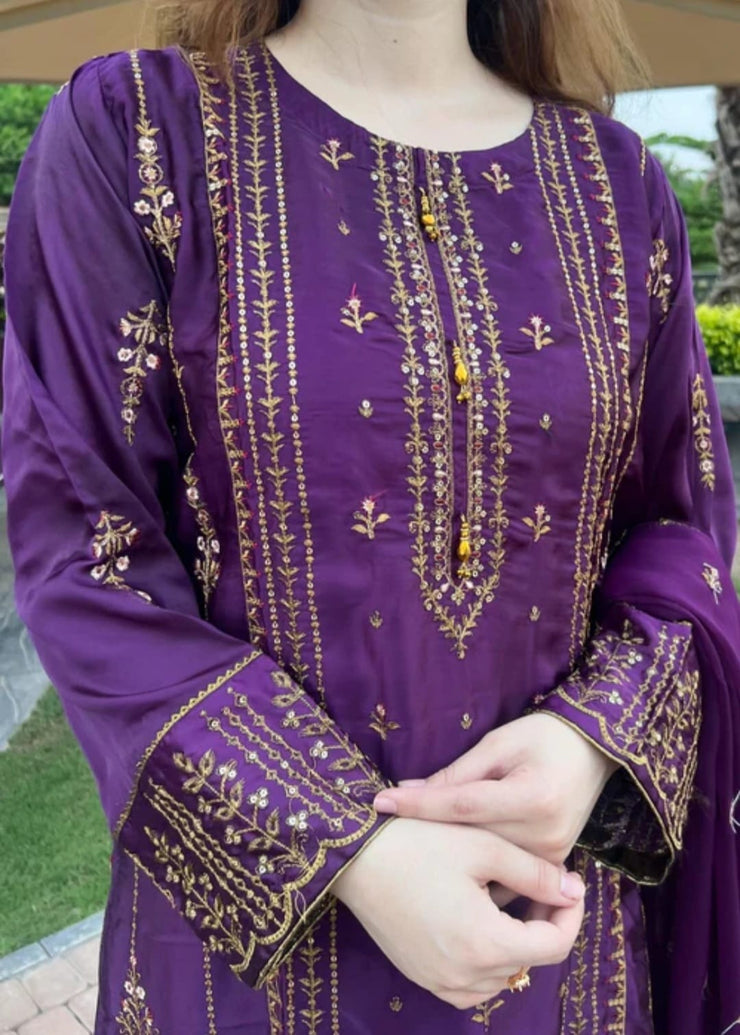 Eastern Ready to Wear 3 Piece - Top + Bottom + Dupatta