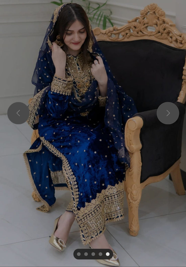 3pcs Top Bottom Dupatta Wedding Guest Wear Formal