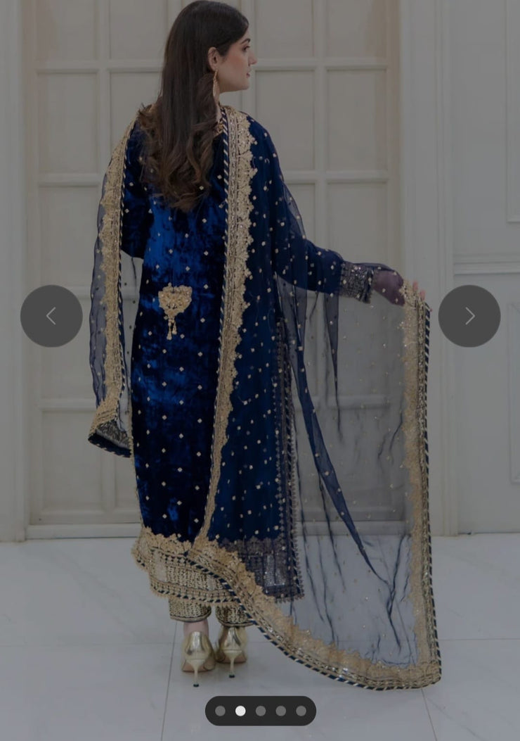 3pcs Top Bottom Dupatta Wedding Guest Wear Formal