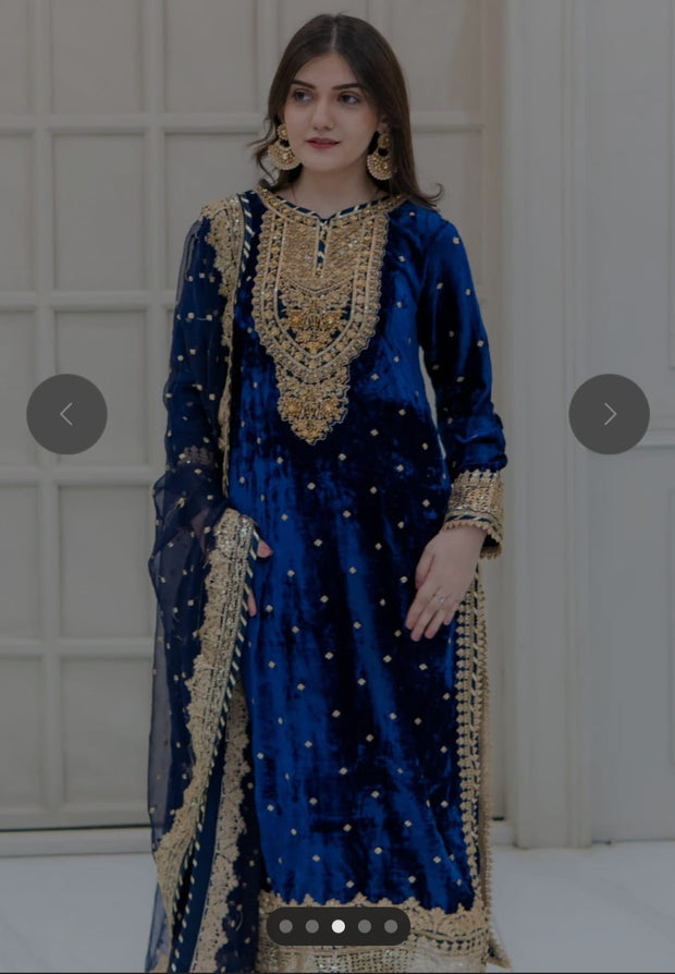 3pcs Top Bottom Dupatta Wedding Guest Wear Formal