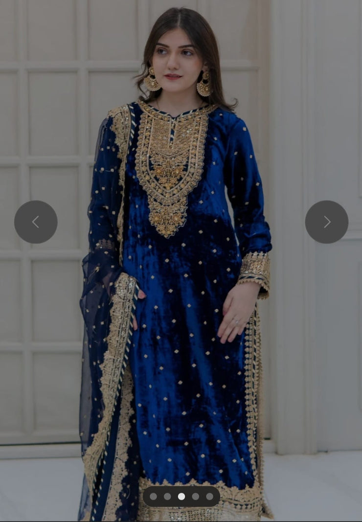 3pcs Top Bottom Dupatta Wedding Guest Wear Formal