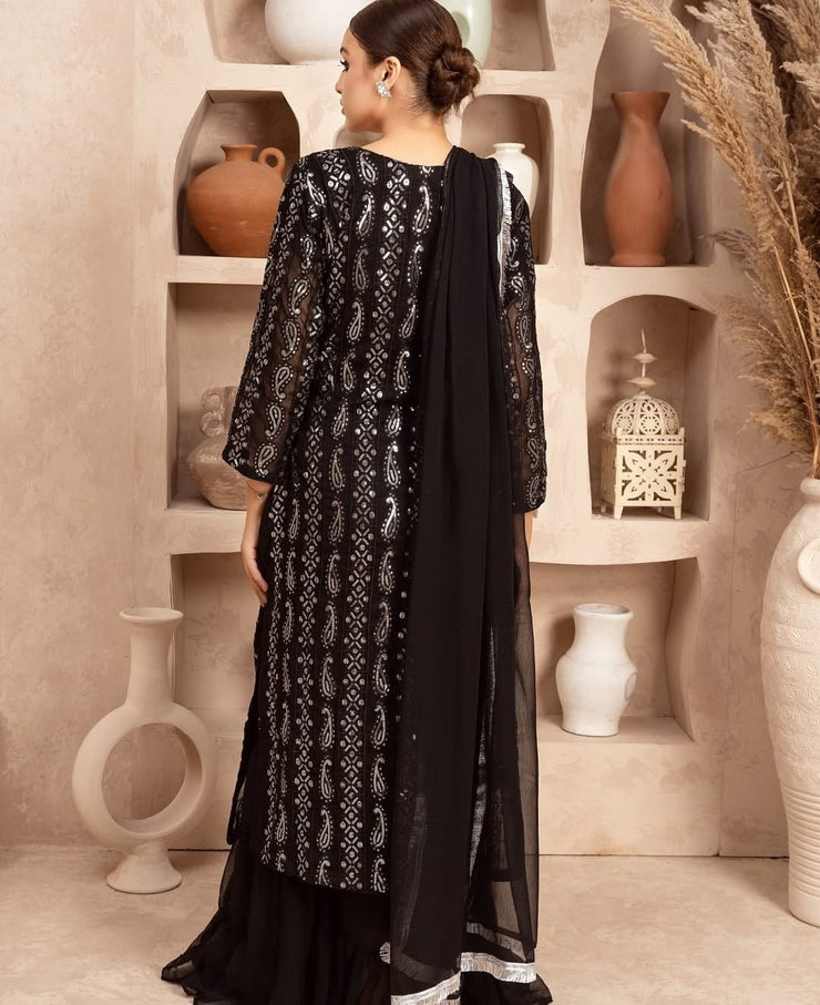 3pec Top Bottom Duppata  Wedding Guest Wear Formal