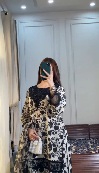 3Pcs FRONT AND BACK DIGITAL PRINTED SHIRT WITH DUPATTA