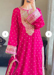 3pcs Top Bottom Dupatta Wedding Guest Wear Formal