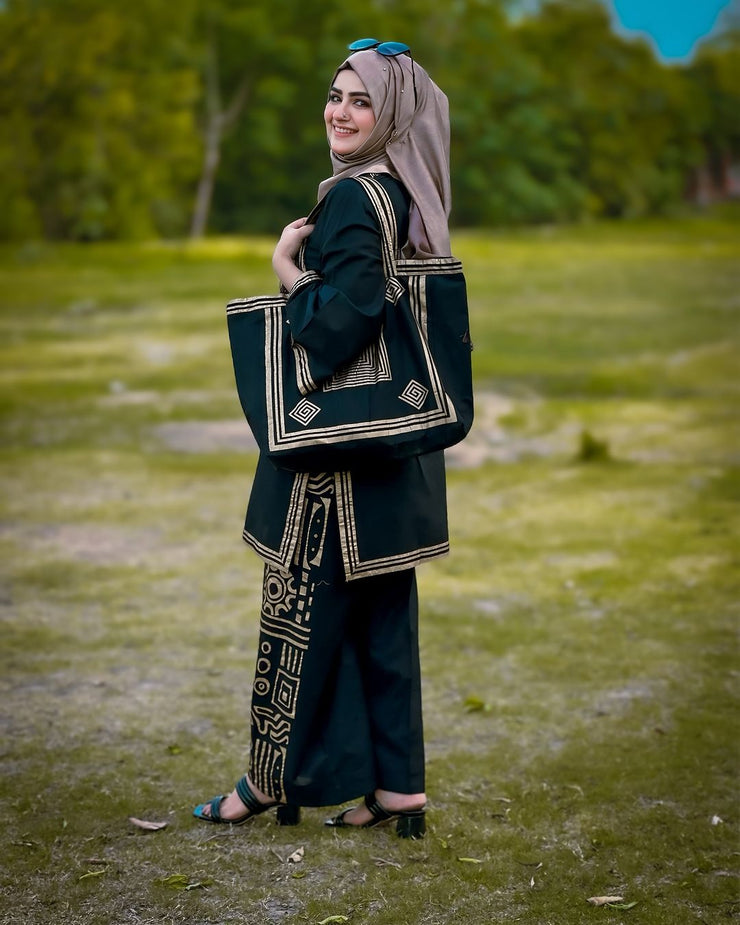 2pc shirt and trouser with bag